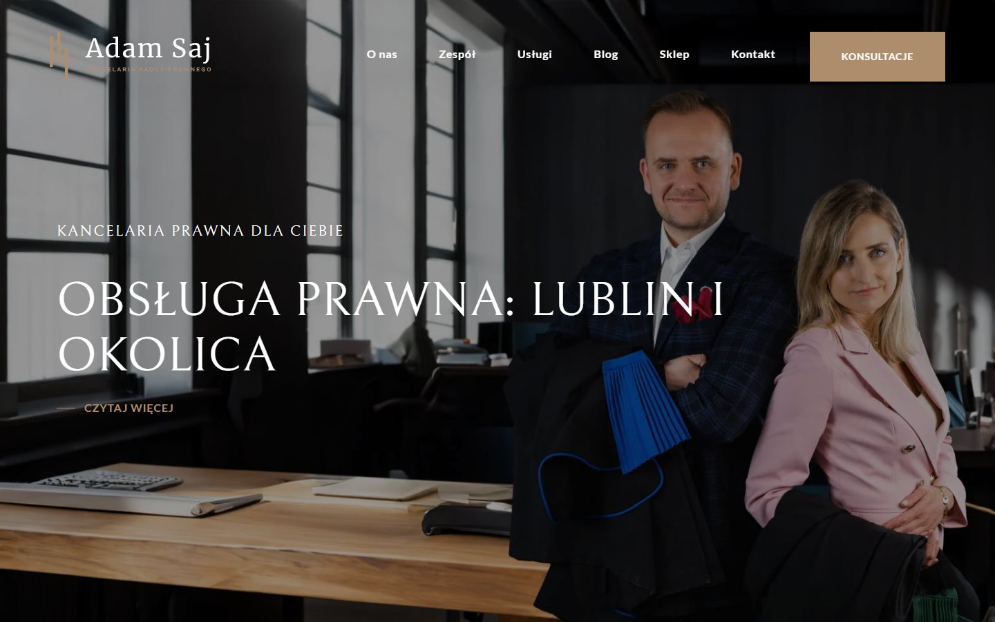 Adamsaj: strona kancelarii prawnej